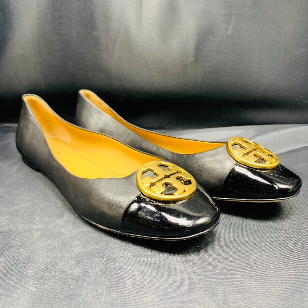 Tory Burch Black Ballet Flats